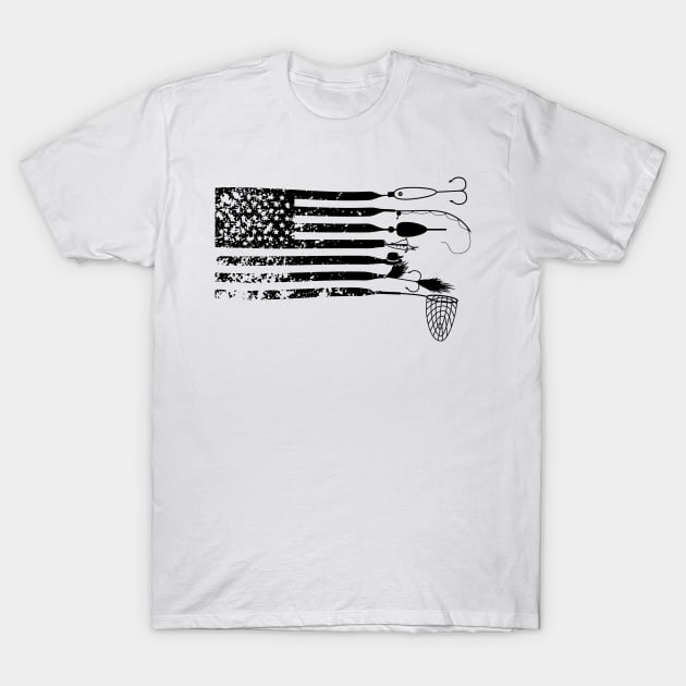 American Fisher Monogram T-Shirt by MarinasingerDesigns